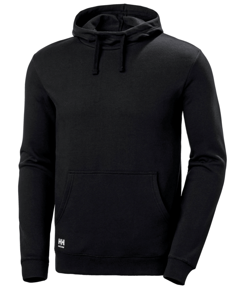 Helly Hansen Workwear CLASSIC 2.0 HOODIE in Schwarz – Vorderansicht