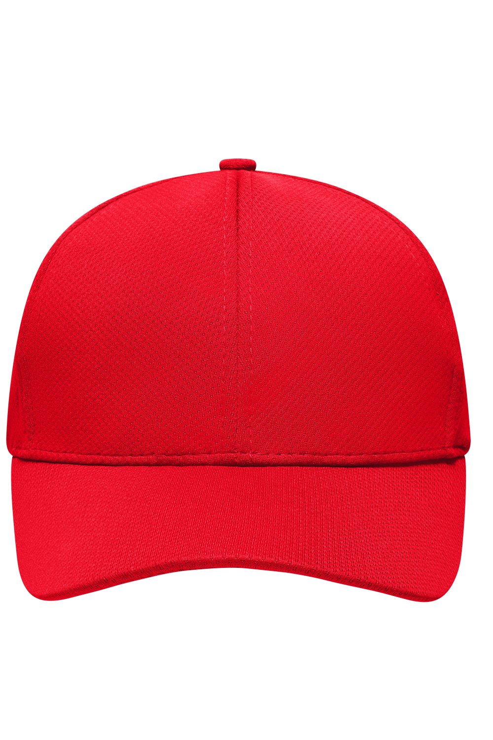 Daiber 6 Panel Sport Mesh Cap in Red – Vorderansicht