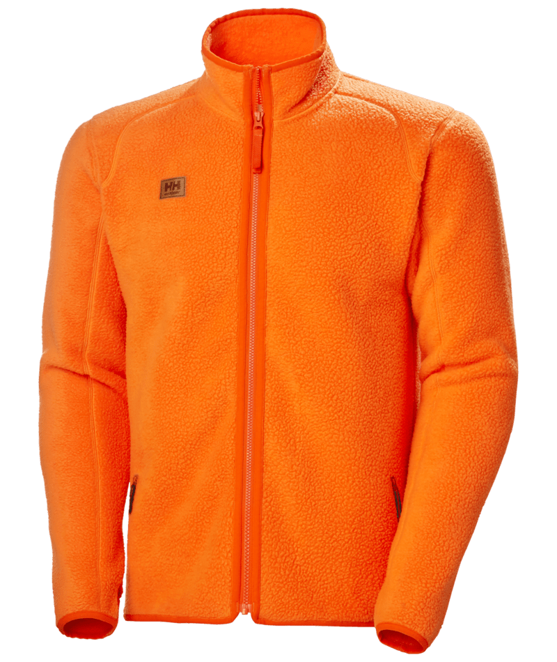 Helly Hansen Workwear HERITAGE PILE JACKET in Dunkel Orange – Vorderansicht