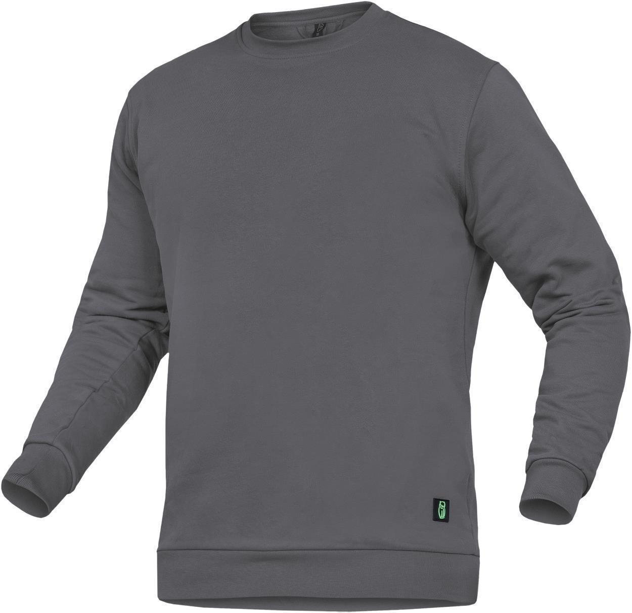 Leibwächter Rundhals-Sweater "Alex" Classic Line in Grau – Vorderansicht