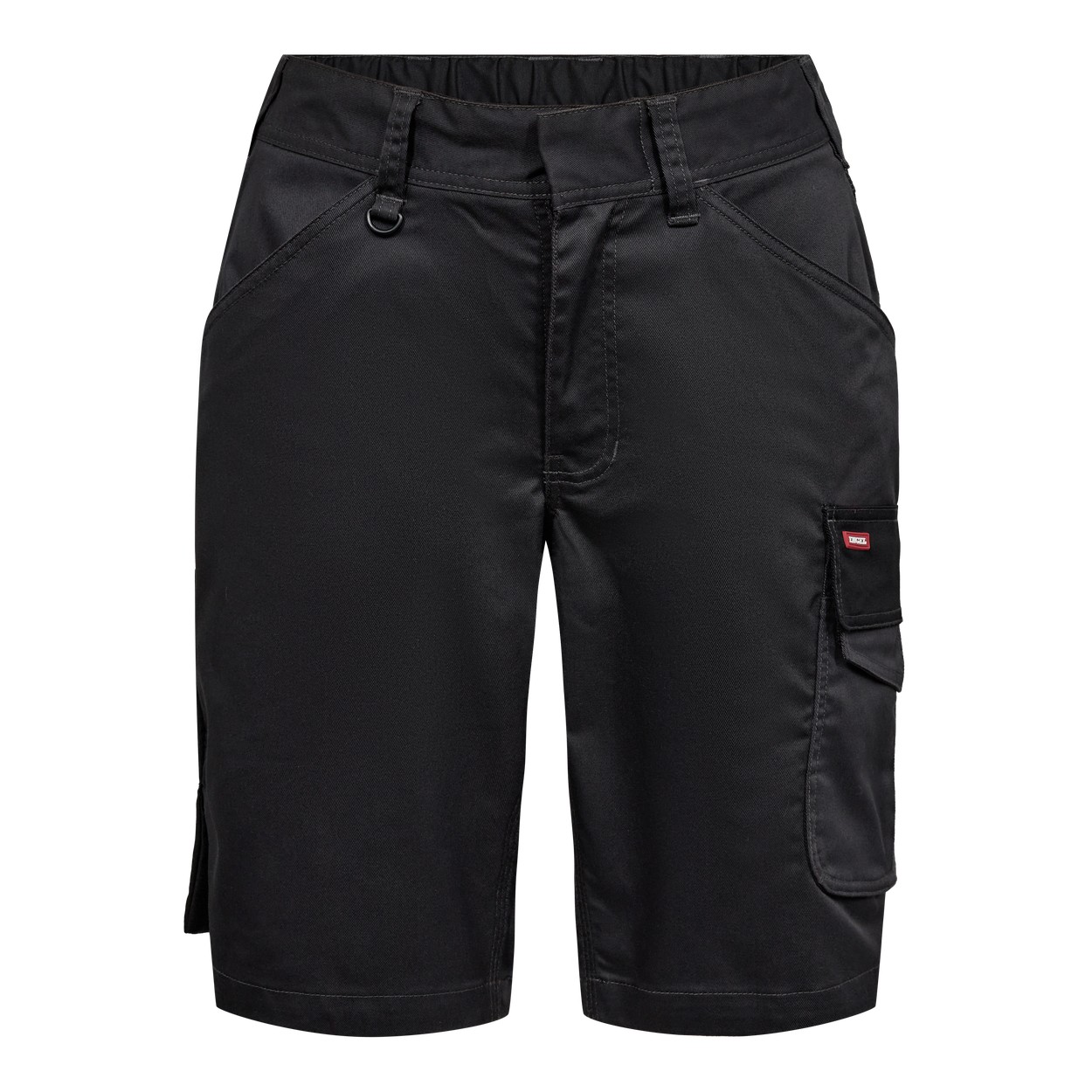 ENGEL Galaxy 6816-255 Damen Arbeitsshorts mit 2-Wege-Stretch in Anthrazitgrau/Schwarz – Vorderansicht