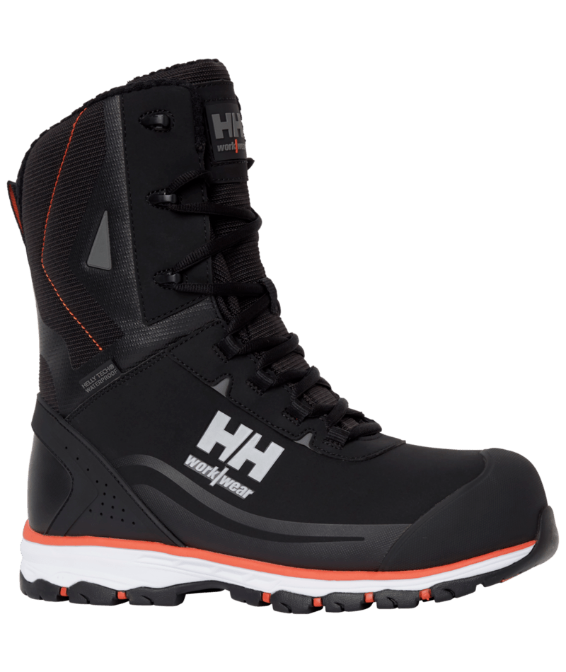 Helly Hansen Workwear CHELSEA EVO 2 MXR WTR TALL S7S in Schwarz/Orange – Vorderansicht