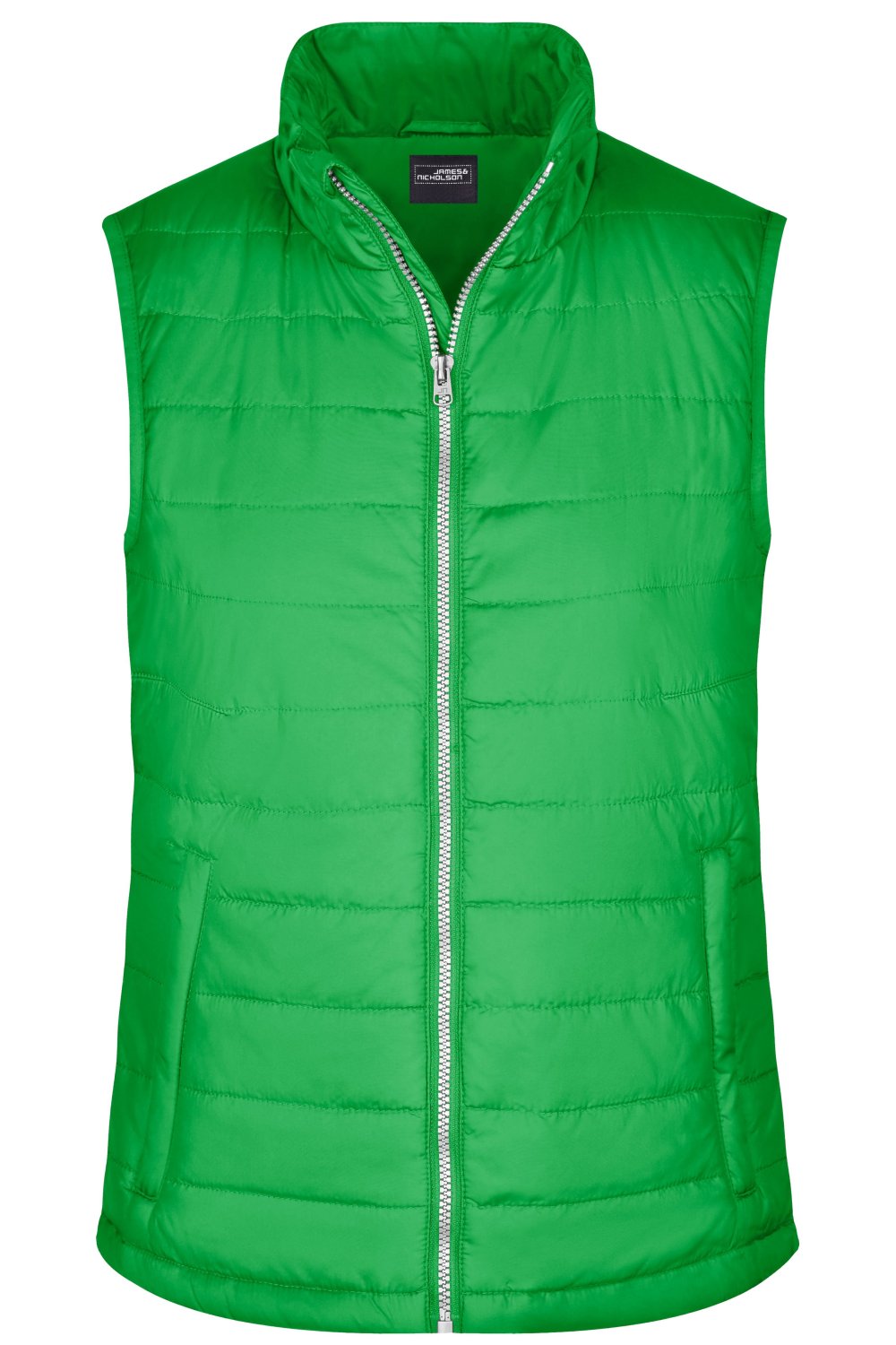 Daiber Ladies' Padded Vest in Green – Vorderansicht