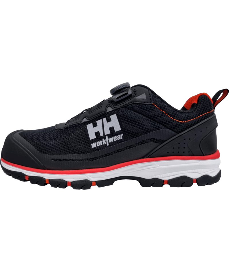 Helly Hansen Workwear CHELSEA EVO 2 LOW BOA S1PS in Schwarz/Orange – Vorderansicht