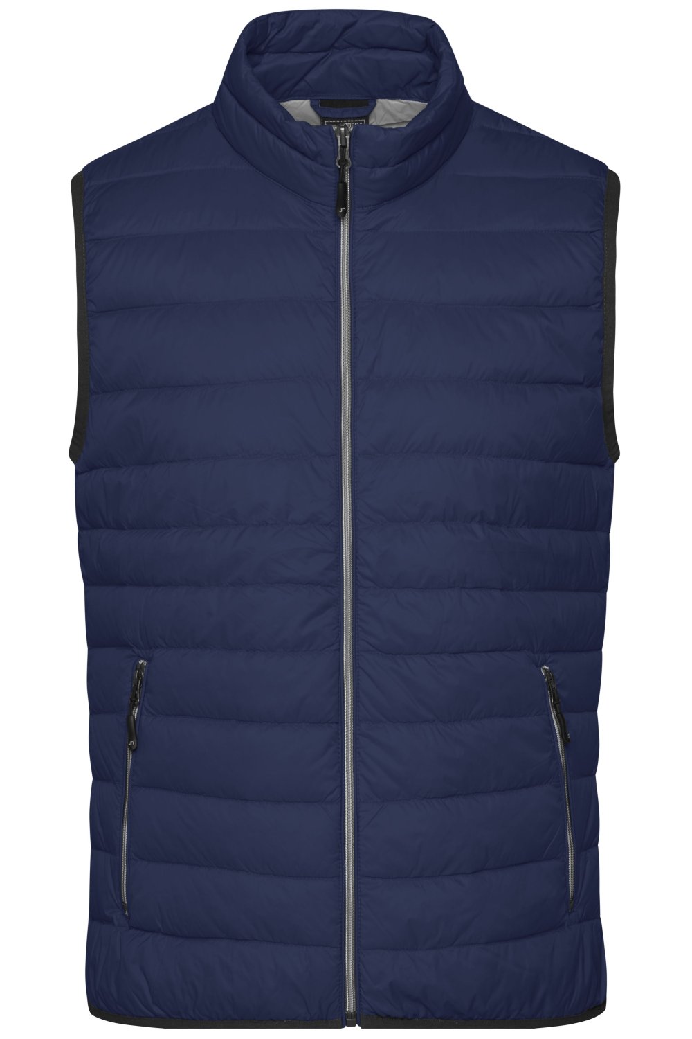Daiber Men's Down Vest in Navy/Silver – Vorderansicht