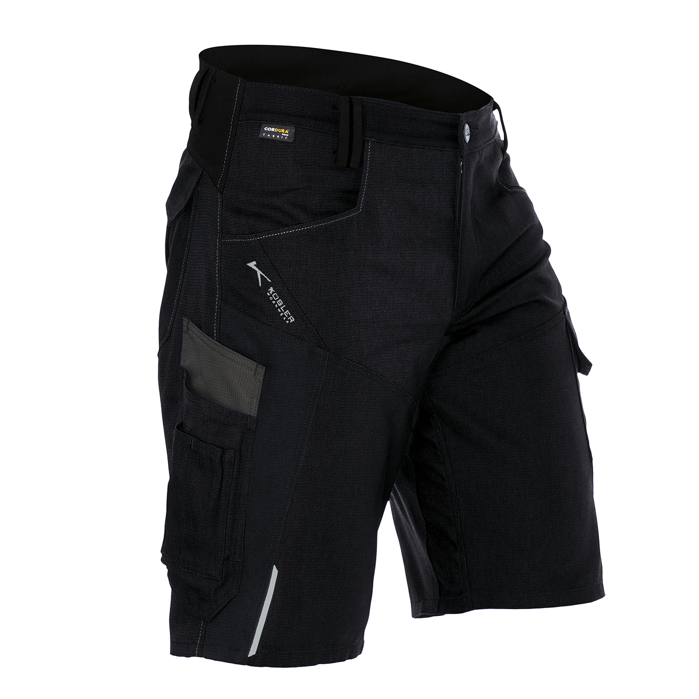 KÜBLER BODYFORCE Shorts in Schwarz – Vorderansicht