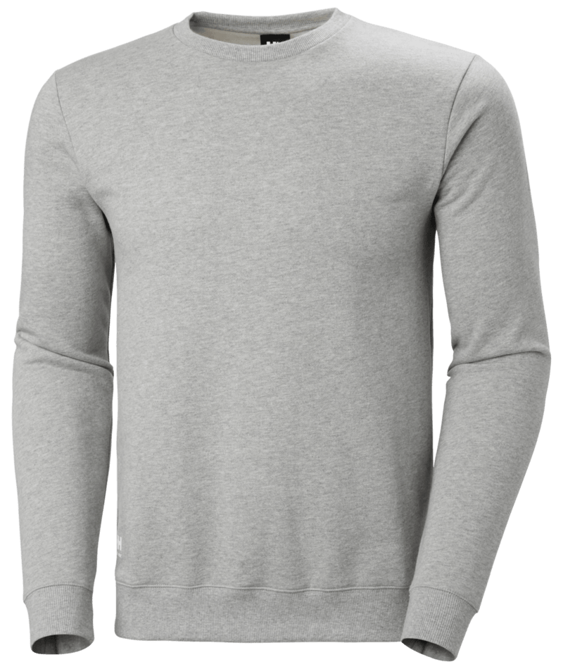 Helly Hansen Workwear CLASSIC SWEATSHIRT in Grau Meliert – Vorderansicht