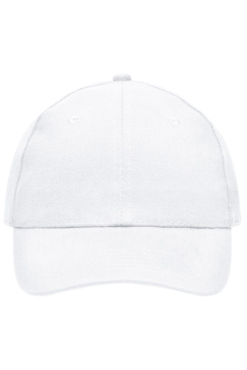 Daiber 6 Panel Cap Heavy Cotton in White – Vorderansicht