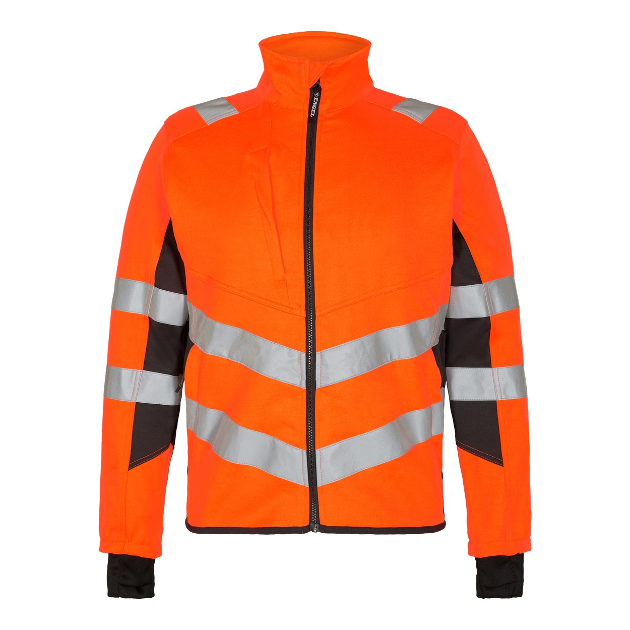 ENGEL Safety 1544-314 Arbeitsjacke mit 2-Wege-Stretch in Orange/Anthrazit Grau – Vorderansicht