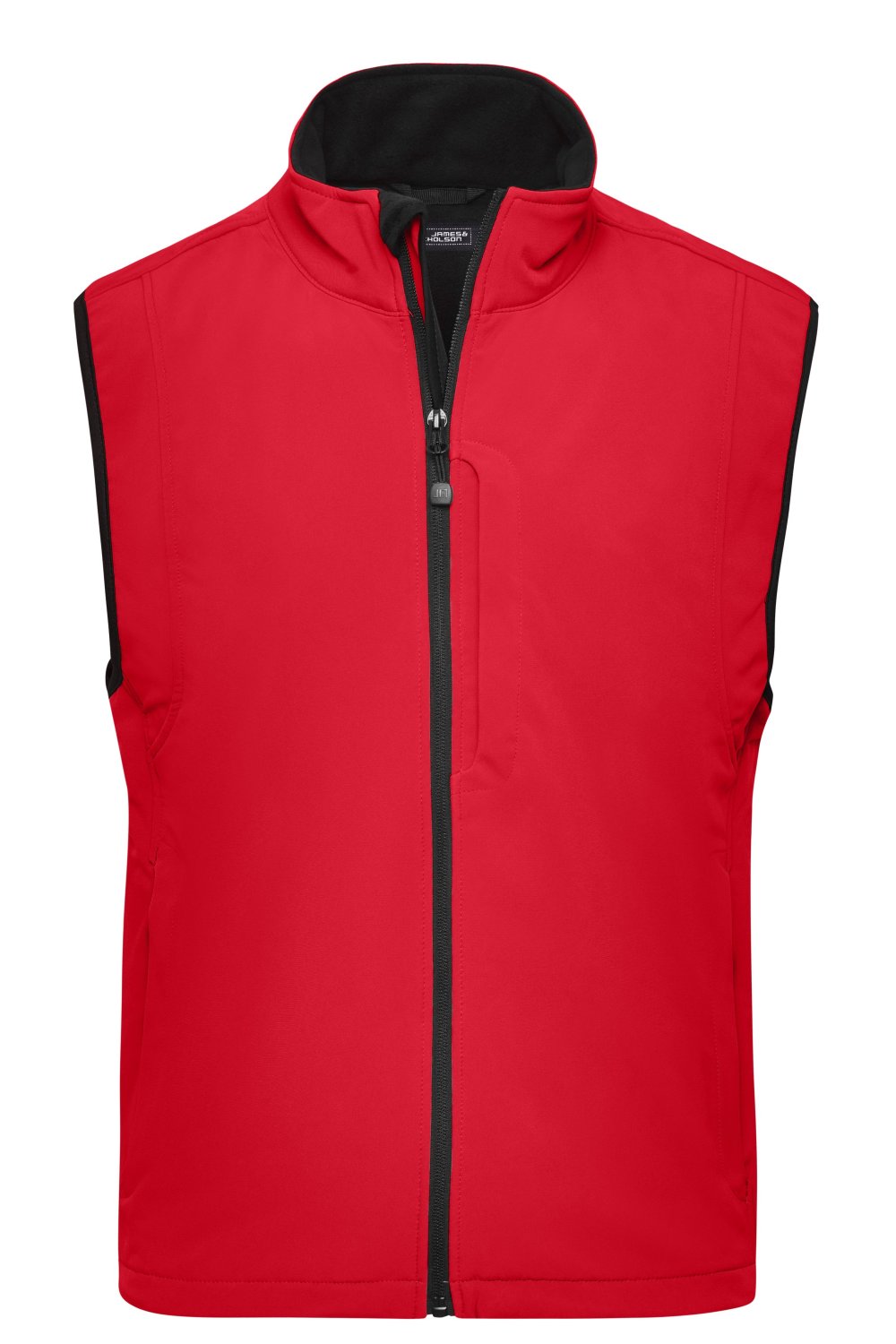 Daiber Men's Softshell Vest in Red – Vorderansicht