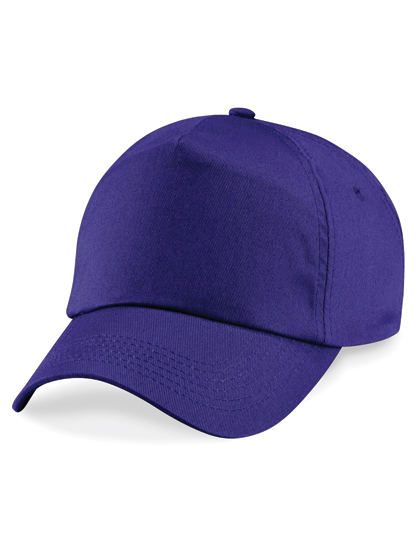 Beechfield Original 5 Panel Cap in Purple – Vorderansicht