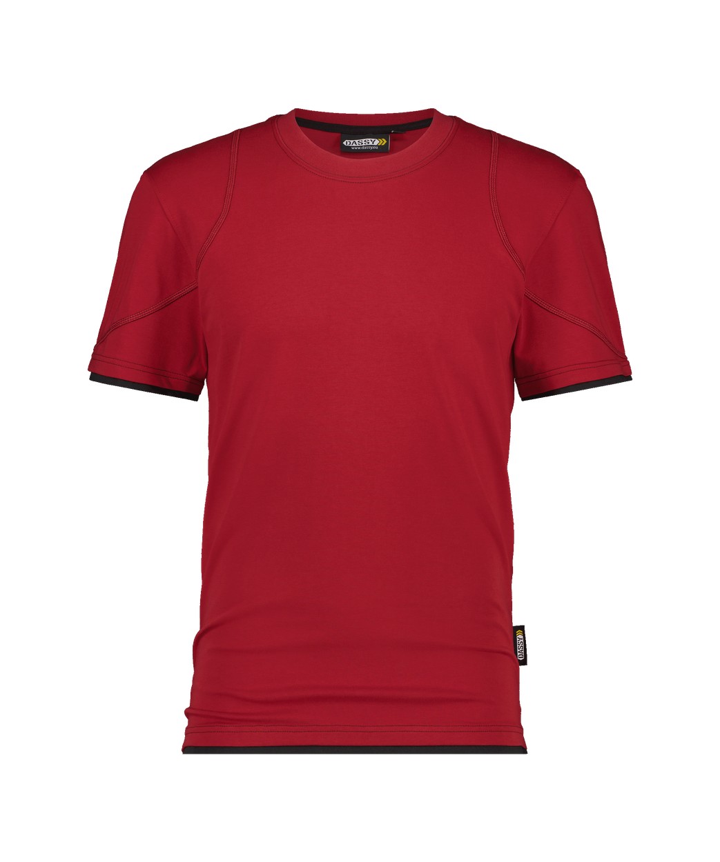 DASSY® Kinetic in Rot/Schwarz – Vorderansicht