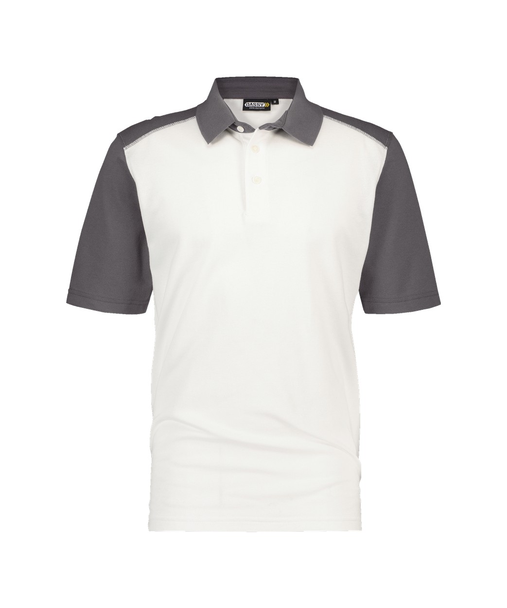 DASSY® Cesar in Weiß/Zementgrau – Vorderansicht