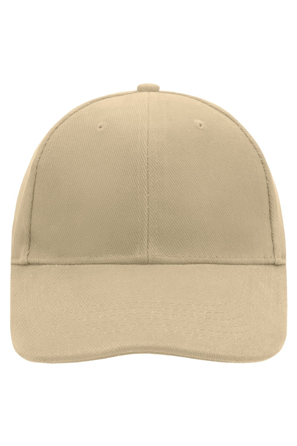 Daiber 6 Panel Cap Laminated in Beige – Vorderansicht