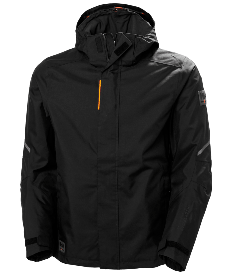 Helly Hansen Workwear KENSINGTON SHELL JACKET in Schwarz – Vorderansicht