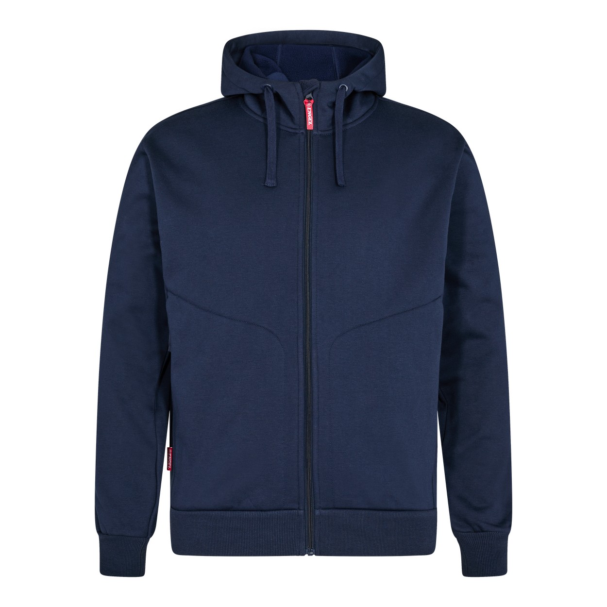 ENGEL Extend 8023-233 Kapuzen-Jacke in Blue Ink – Vorderansicht