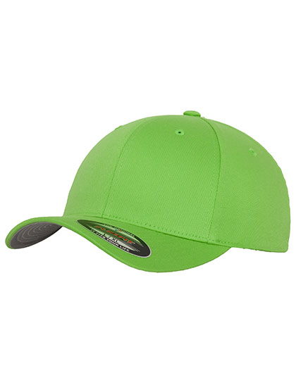 FLEXFIT Wooly Combed Cap in Fresh Green – Vorderansicht
