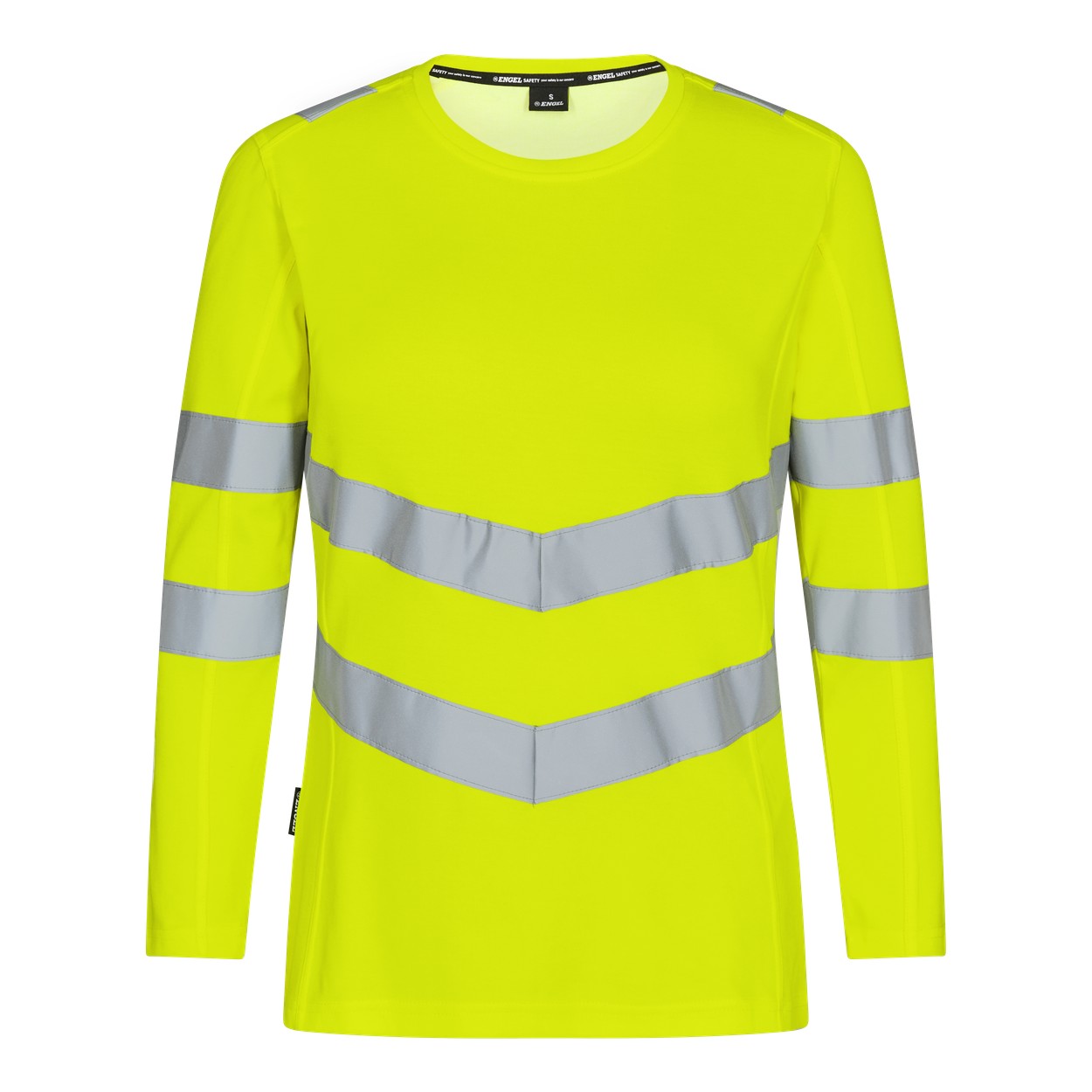 ENGEL Safety 9543-182 Damen langarm-Shirt in Gelb – Vorderansicht
