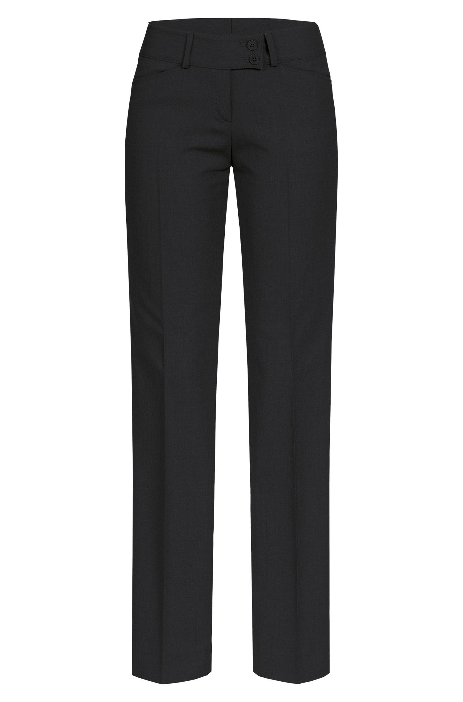Greiff Damen-Hose RF Premium in Schwarz – Vorderansicht