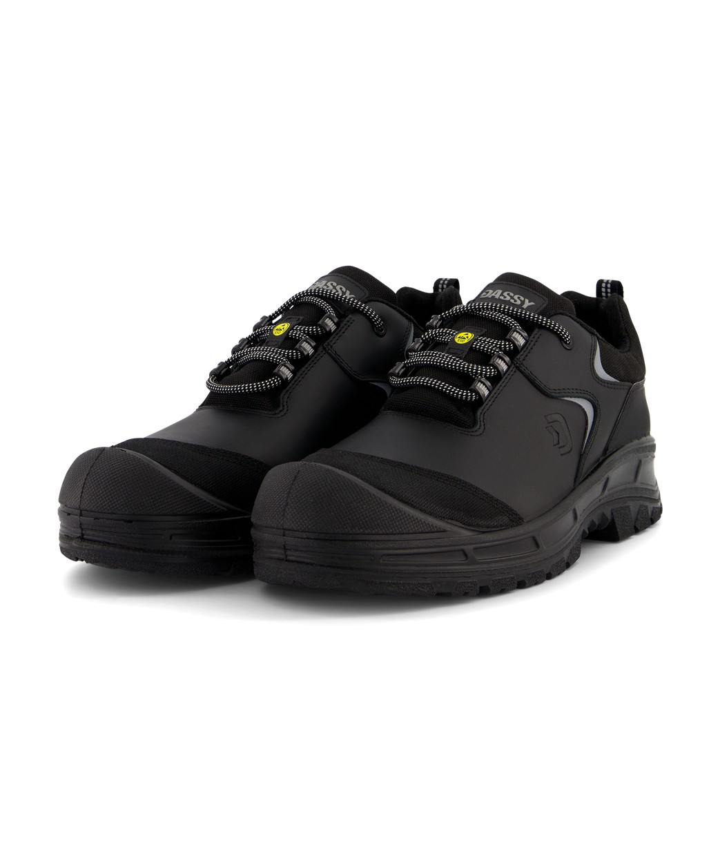 DASSY® Anubis S3S FO SC SR ESD in Schwarz – Vorderansicht