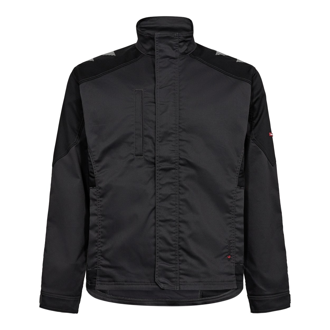 ENGEL Galaxy 1809-255 Arbeitsjacke mit 2-Wege-Stretch in Anthrazitgrau/Schwarz – Vorderansicht