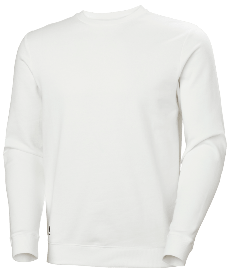 Helly Hansen Workwear CLASSIC SWEATSHIRT in Weiß – Vorderansicht