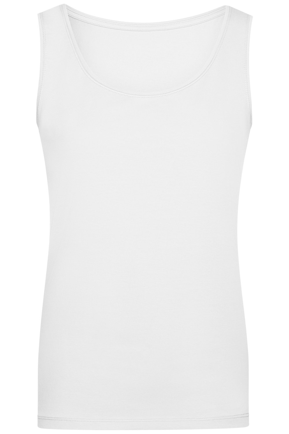 Daiber Ladies' Elastic Top in White – Vorderansicht