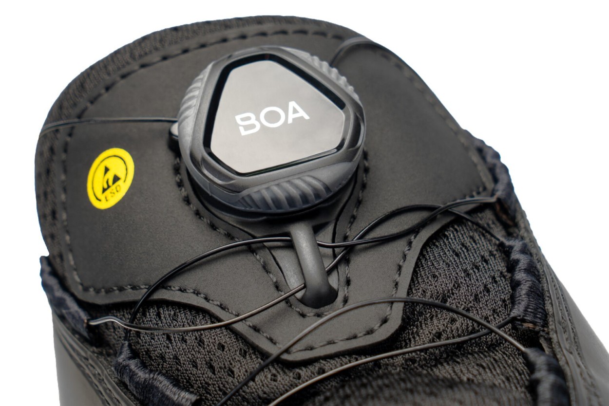BAAK Halbschuh Hallux S1PS CI FO HRO SR ESD Boa SID in Schwarz – Vorderansicht