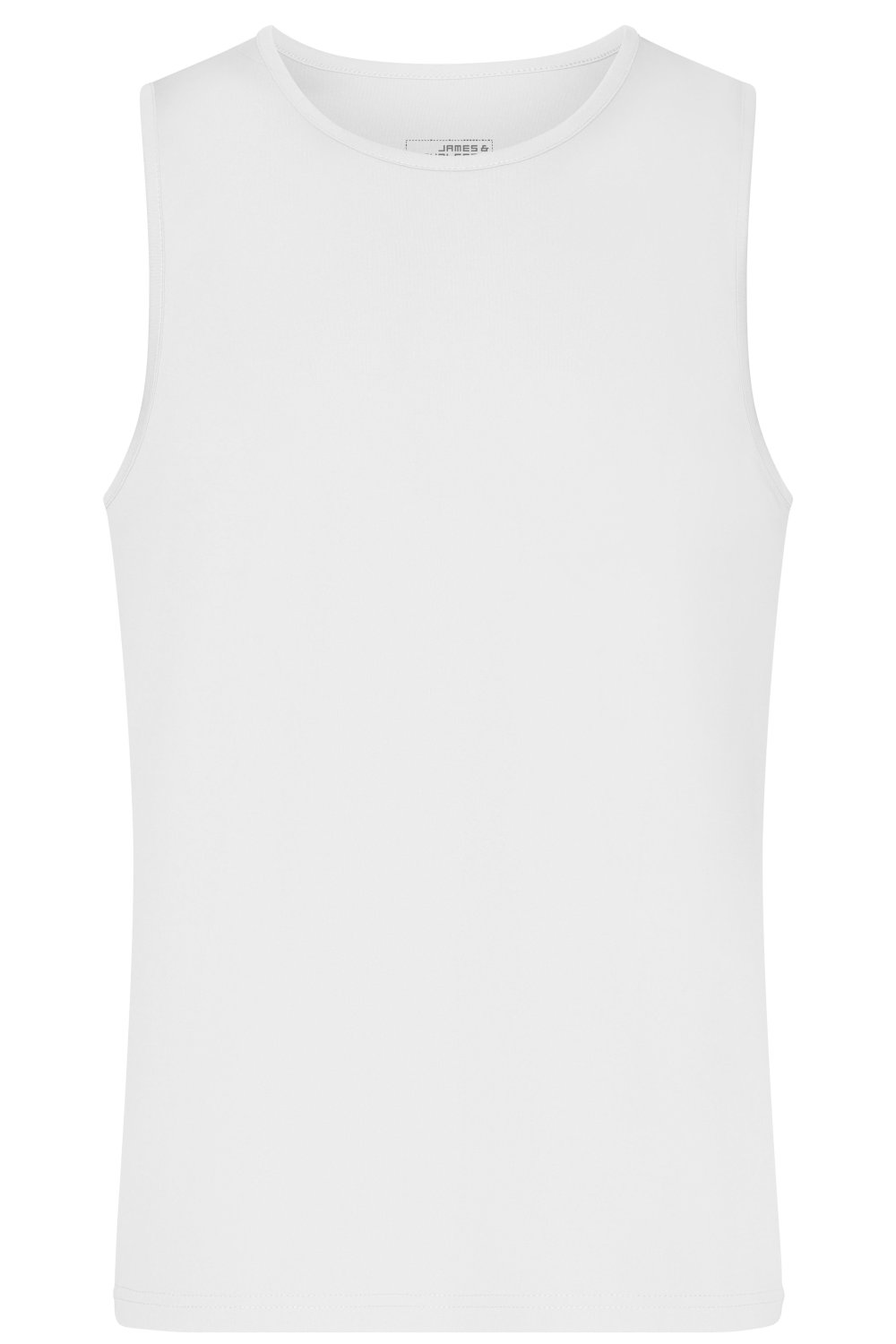Daiber Men's Active Tanktop in White – Vorderansicht