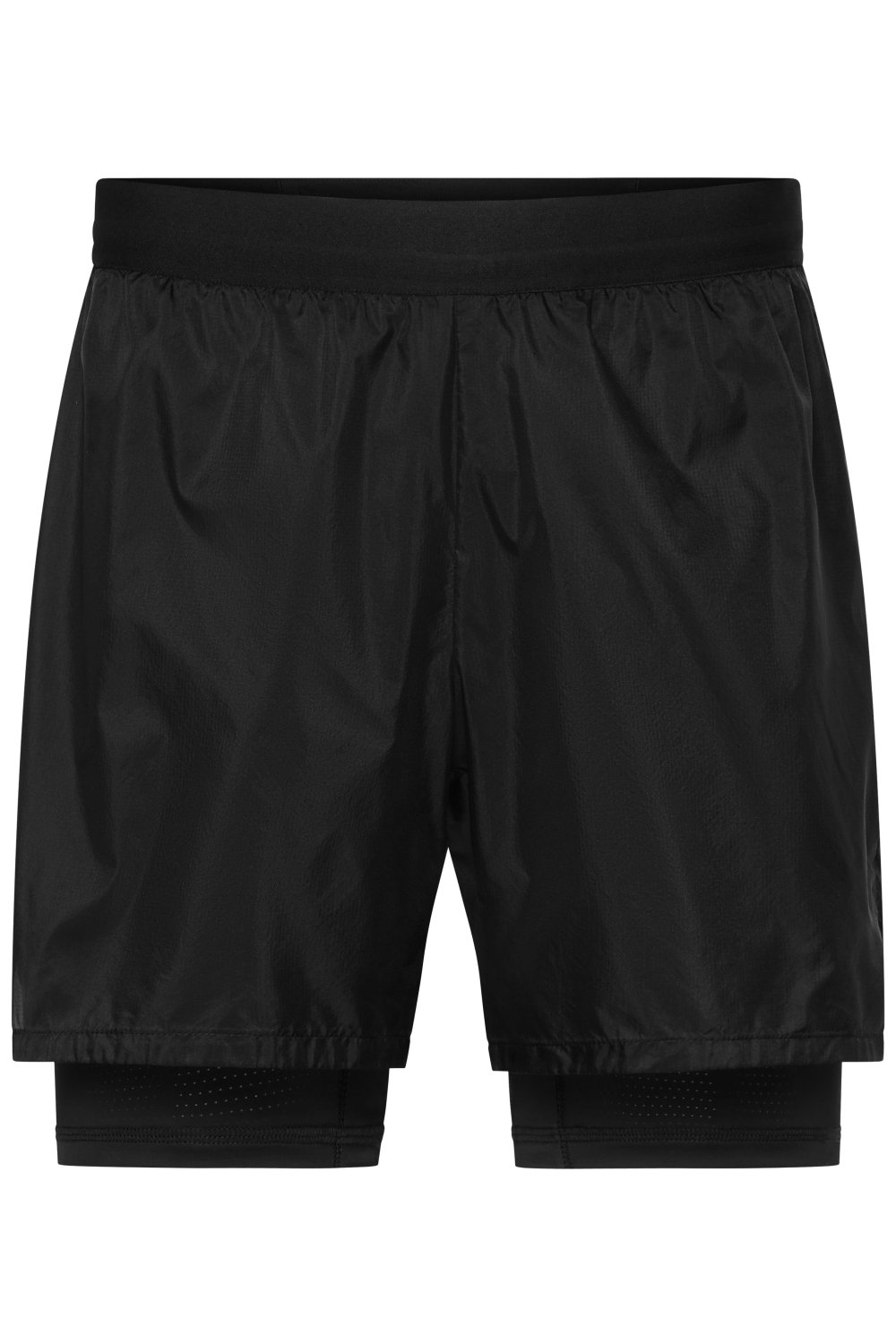 Daiber Men's Running Shorts in Black – Vorderansicht