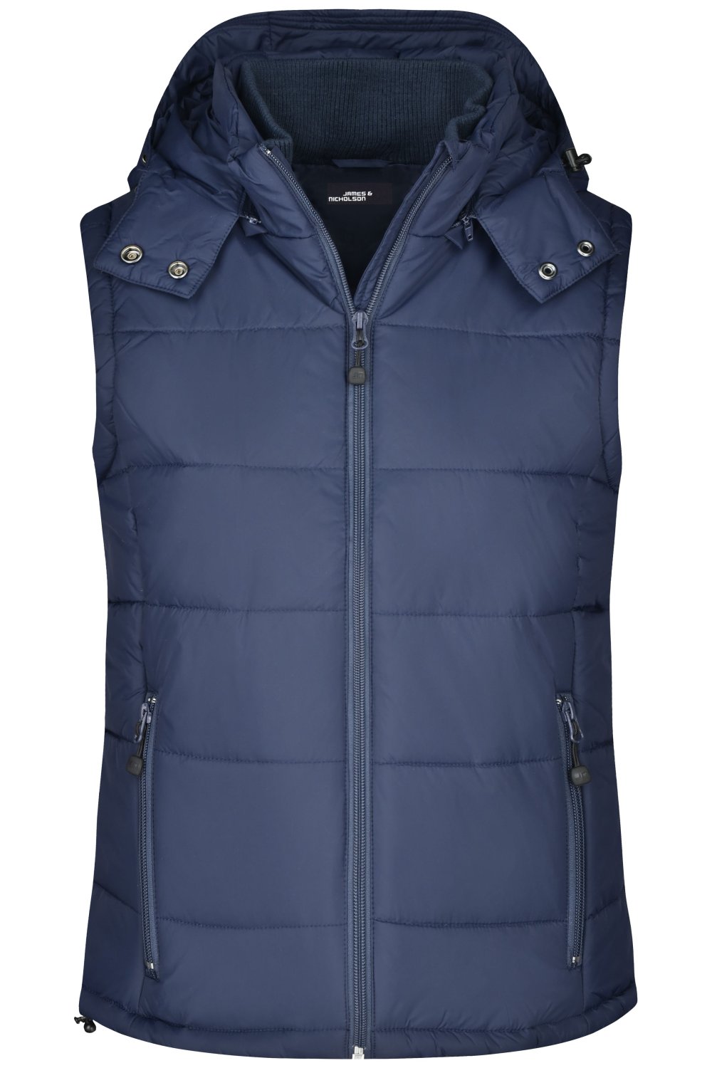 Daiber Ladies' Padded Vest in Navy – Vorderansicht