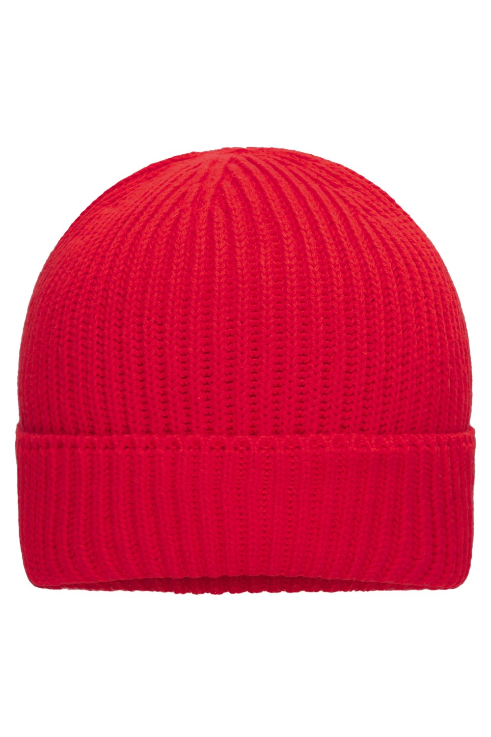 Daiber Organic Cotton Winter Beanie OCS Standard in Red – Vorderansicht