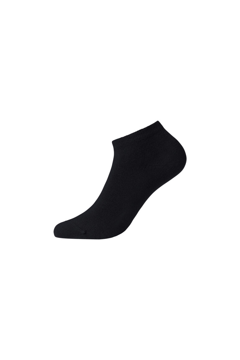 HAKRO 973 Sneaker Socken Essentials in Schwarz – Vorderansicht