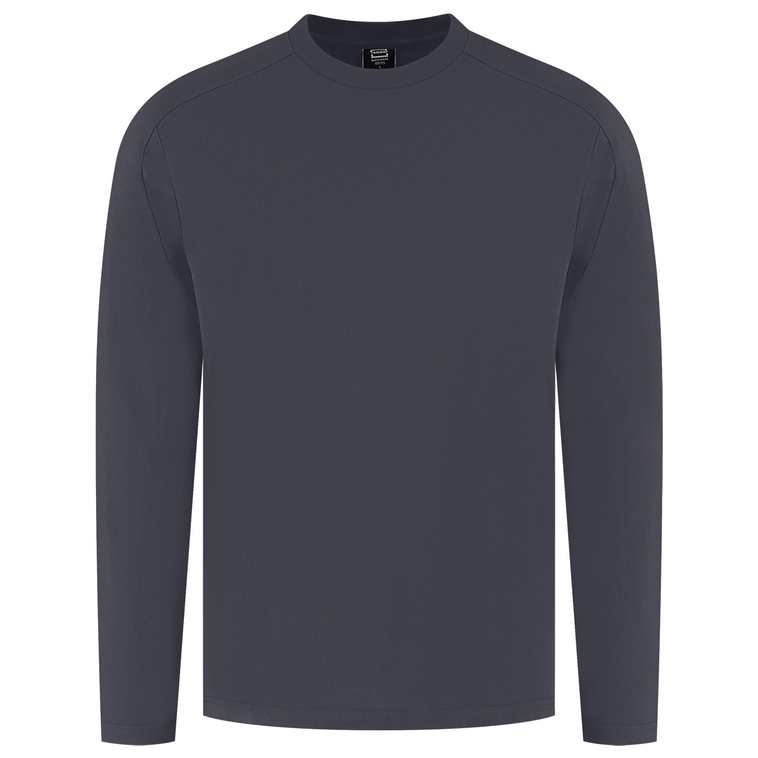 TRICORP T-Shirt Langarm Redefined in Anthracite – Vorderansicht