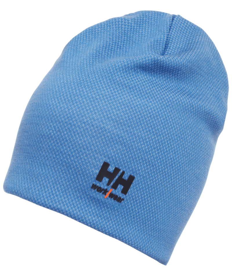 Helly Hansen Workwear HH LIFA MERINO BEANIE in Stein Blau – Vorderansicht