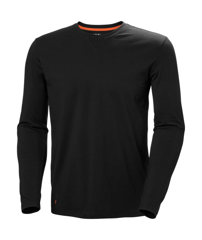 Helly Hansen Workwear EVO LONGSLEEVE in Schwarz – Vorderansicht