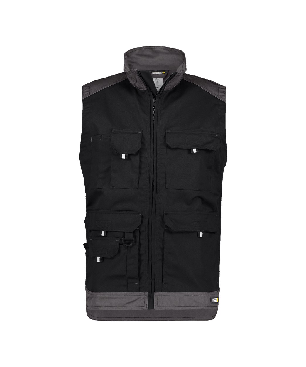 DASSY® Faro in Schwarz/Zementgrau – Vorderansicht