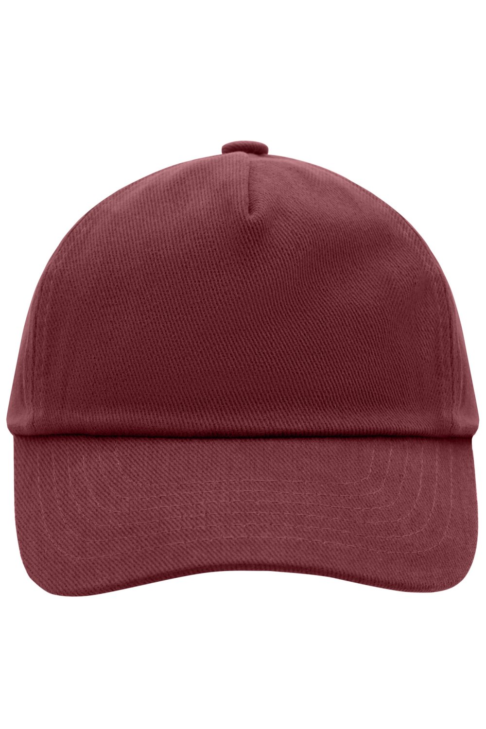 Daiber 5 Panel Kids' Cap in Burgundy – Vorderansicht