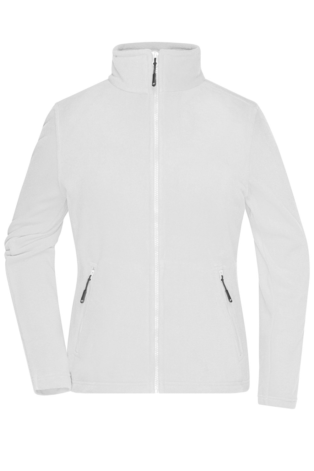 Daiber Ladies' Fleece Jacket in White – Vorderansicht
