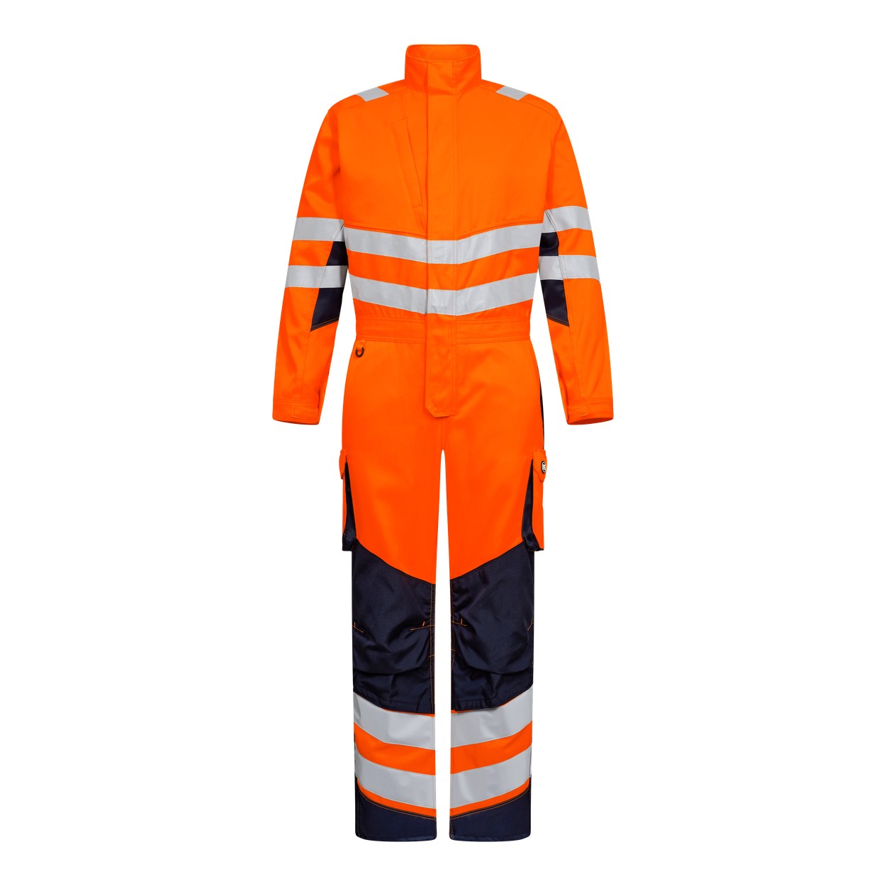 ENGEL Safety 4545-319 Light Overall in Orange/Blue Ink – Vorderansicht
