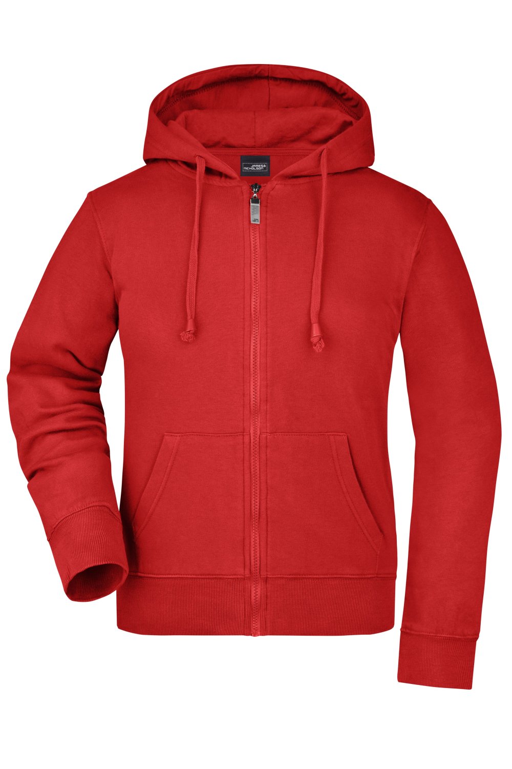 Daiber Ladies' Hooded Jacket in Red – Vorderansicht