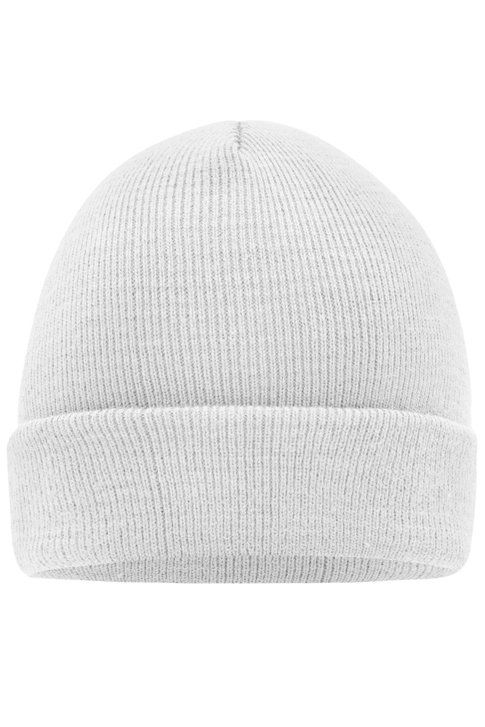 Daiber Knitted Cap in White – Vorderansicht