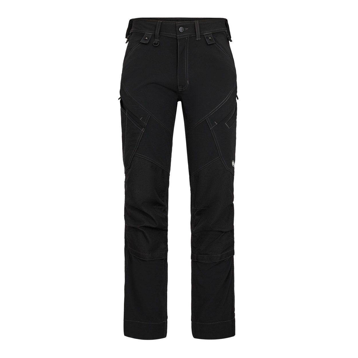 ENGEL X-treme 2369-317 Arbeitshose mit 4-Wege-Stretch in Schwarz – Vorderansicht