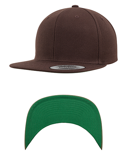 FLEXFIT Classic Snapback in Brown – Vorderansicht