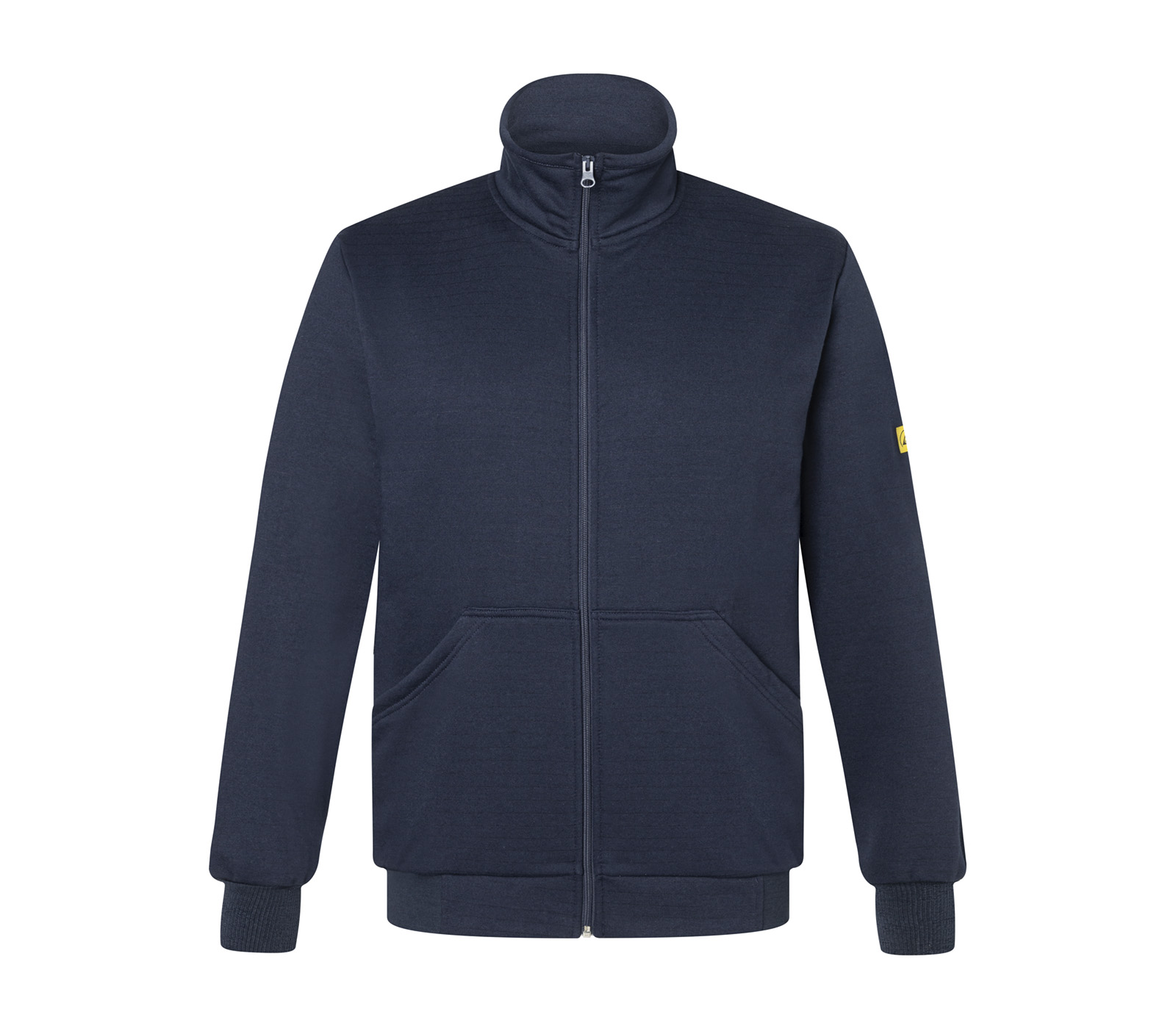 Kübler ESD Sweatjacke in Dunkelblau – Vorderansicht