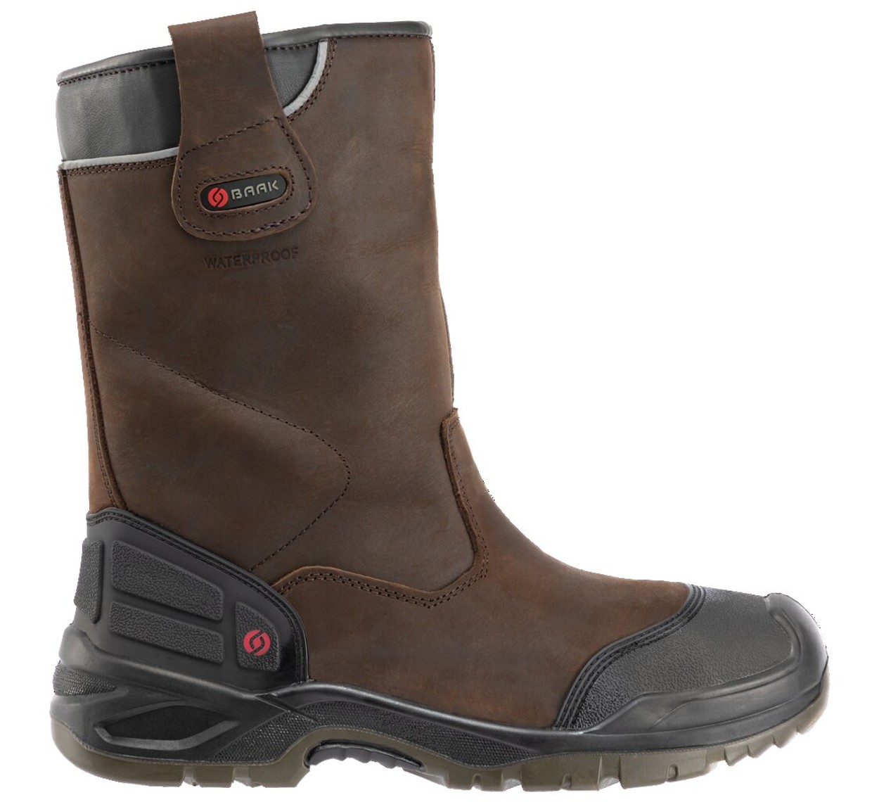 BAAK Riggerboot S3 SRC WR ESD HERCULES in Schwarz – Vorderansicht