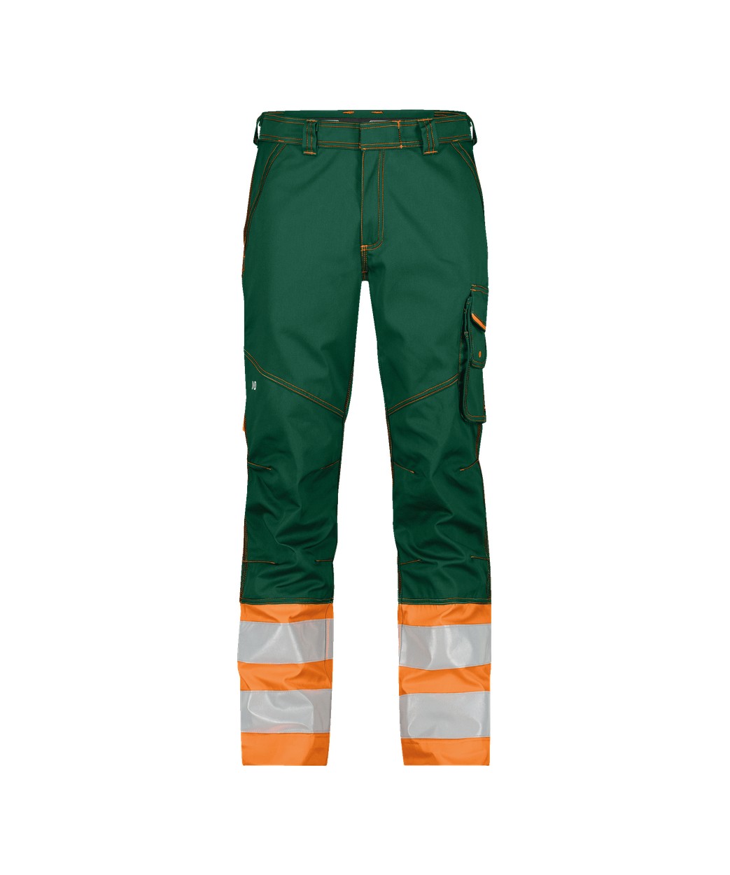 DASSY® Phoenix in Flaschengrün/Neonorange – Vorderansicht