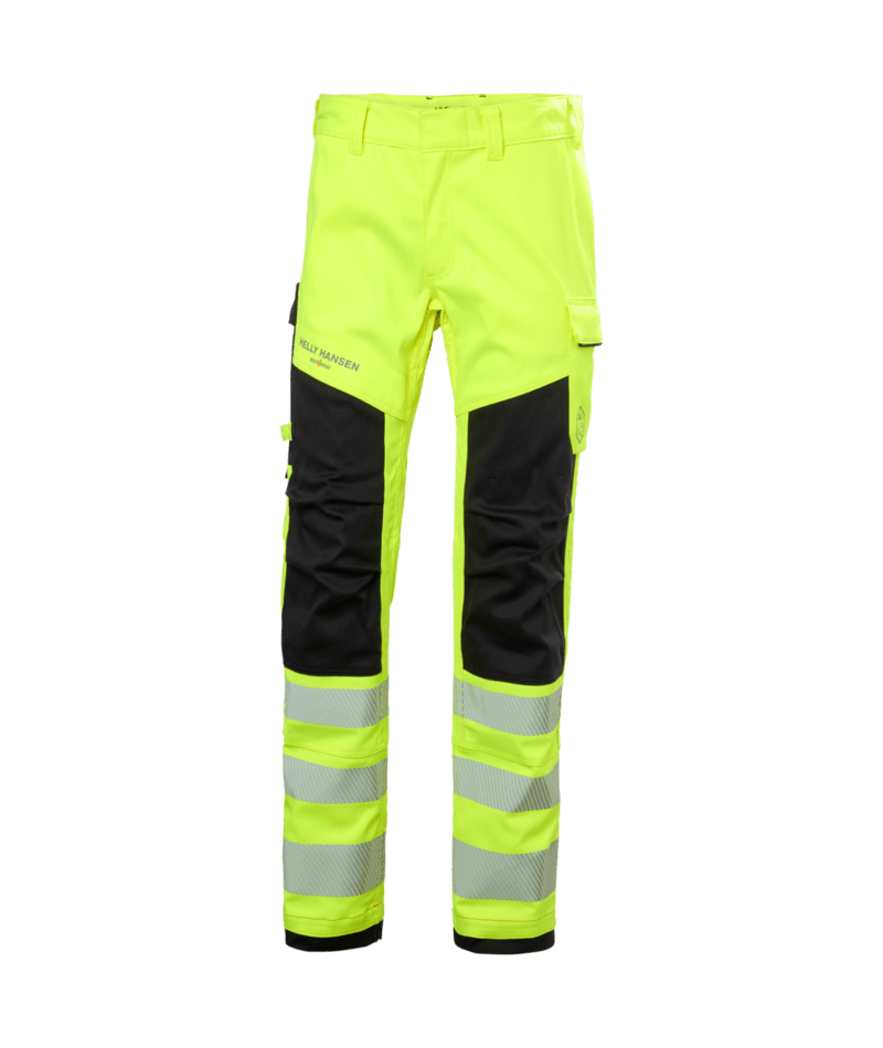 Helly Hansen Workwear FYRE WORK PANT CL 2 in Gelb/Anthrazit – Vorderansicht