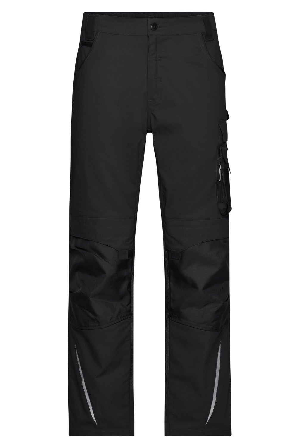 Daiber Winter Workwear Pants - STRONG - in Black/Black – Vorderansicht