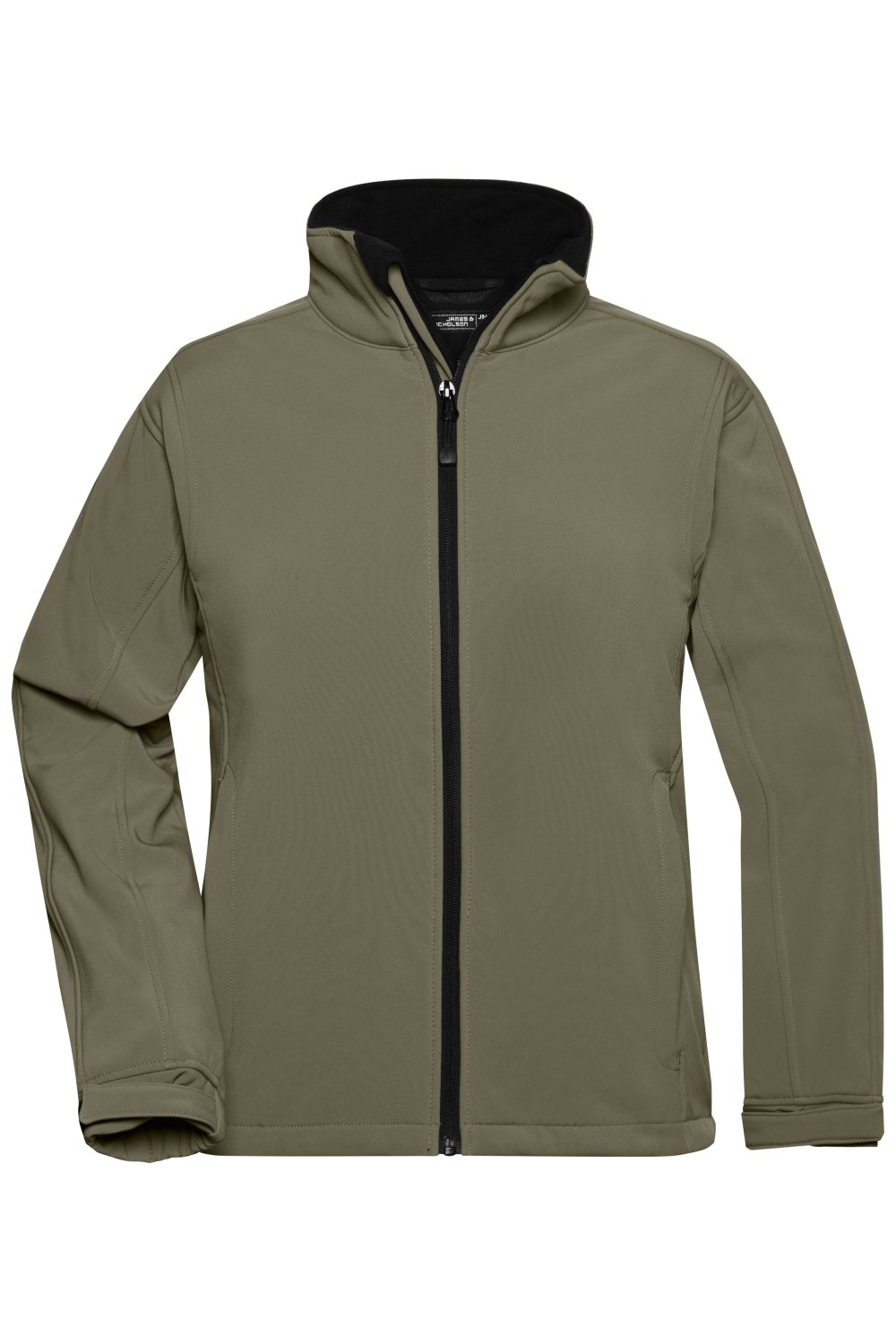 Daiber Ladies' Softshell Jacket in Olive – Vorderansicht